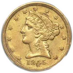 1845-D $5 (4)