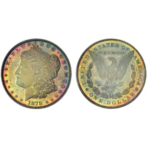 1878 7/8TF $1 Strong, PL