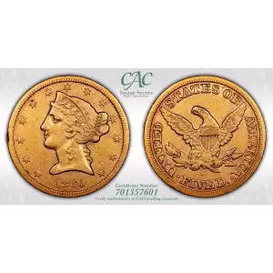 Half Eagles---Liberty Head 1839-1908 -Gold- 5 Dollar (3)
