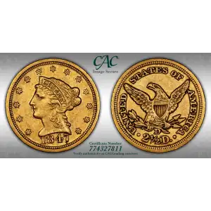 Quarter Eagles---Liberty Head 1840-1907 -Gold- 2.5 Dollar