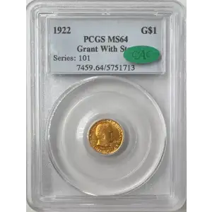 1922 G$1 Grant, Star
