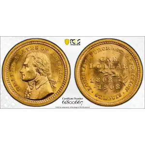1903 G$1 LA Purchase, Jefferson (2)