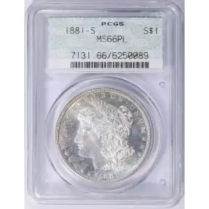 1881-S $1, PL