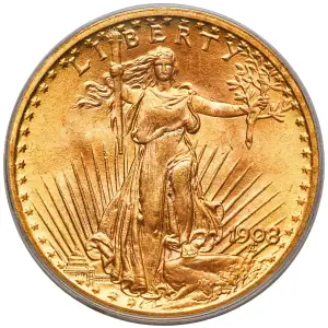 1908 $20 No Motto - Wells Fargo