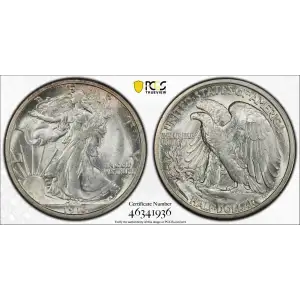 Half Dollars---Liberty Walking 1916-1947 -Silver- 0.5 Dollar (2)