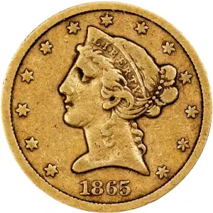 Half Eagles---Liberty Head 1839-1908 -Gold- 5 Dollar