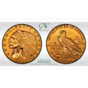 Quarter Eagles---Indian Head 1908-1929 -Gold- 2.5 Dollar