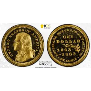 1903 LOUISIANA PURCHASE ULTRA CAMEO