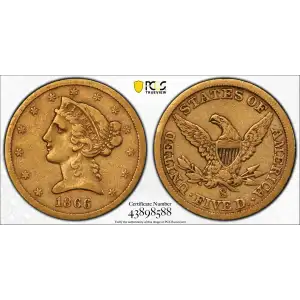 Half Eagles---Liberty Head 1839-1908 -Gold- 5 Dollar