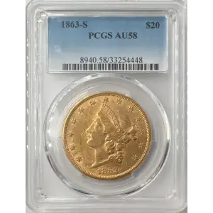 1863-S $20