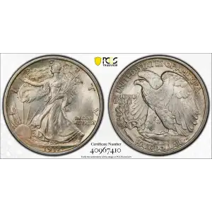 Half Dollars---Liberty Walking 1916-1947 -Silver- 0.5 Dollar (2)