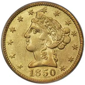 1850 $5 Moffat & Co. (3)