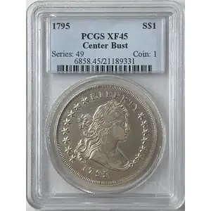 1795 $1 Draped Bust, Centered