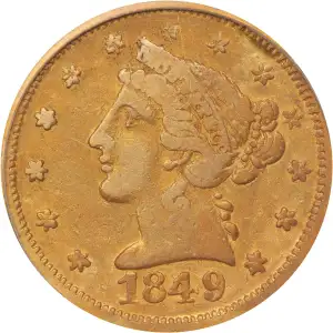 1849 $5 Moffat & Co. (3)