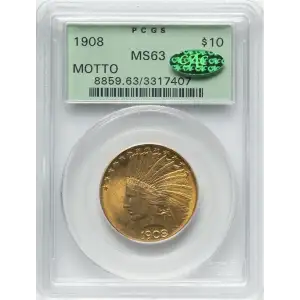 1908 $10 Motto
