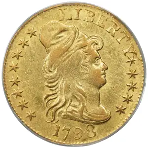 1798 $5 Large 8, 13 Star Reverse