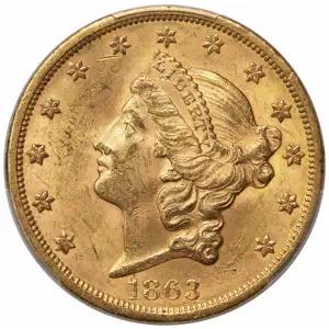 1863-S $20