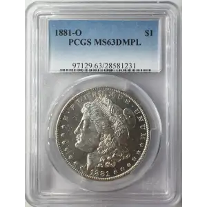 1881-O $1, DMPL