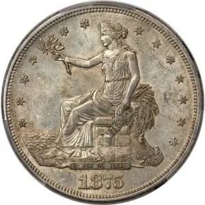 Trade Dollars---Trade Dollars 1873-1885 -Silver- 1 Dollar (4)