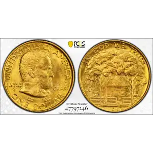 Classic Commemorative Gold--- 1922 Grant, With Star -Gold- 1 Dollar (2)