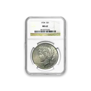 Peace Dollar (1922 - 1935) - PCGS - MS62